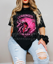 Load image into Gallery viewer, Unhinged As Fuck Leopard 2 Shirt
