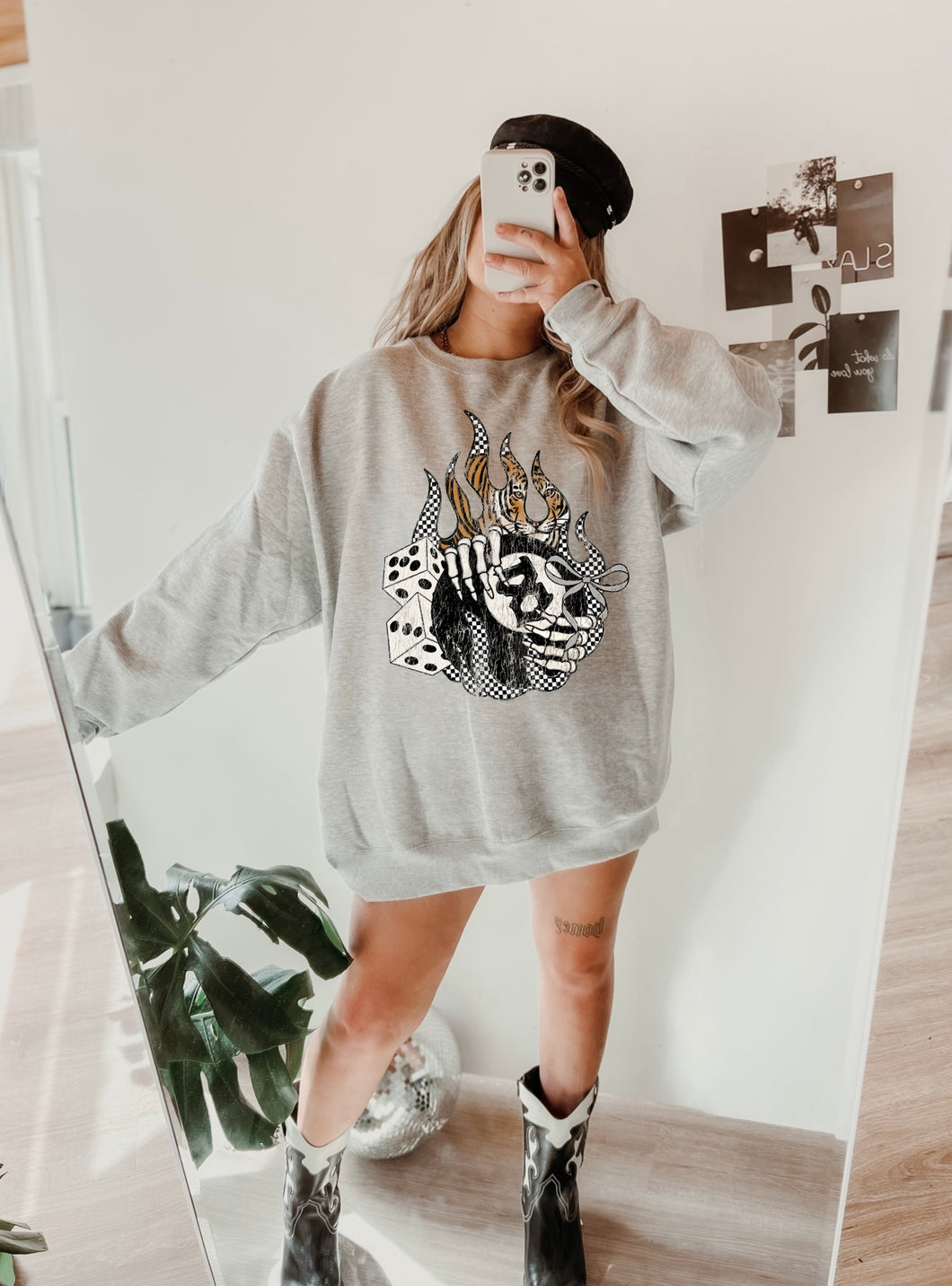 Western 8 Ball Crewneck