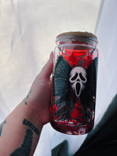 Load image into Gallery viewer, 16 oz Ghostface Bows Blood Drip (Glass)
