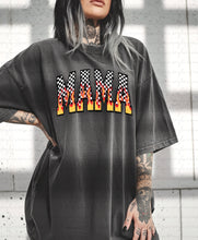 Load image into Gallery viewer, Checkered Flame Mama Shirt
