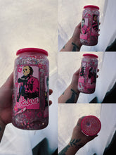 Load image into Gallery viewer, 16 oz Pink Halloween Snowglobe (Glass)

