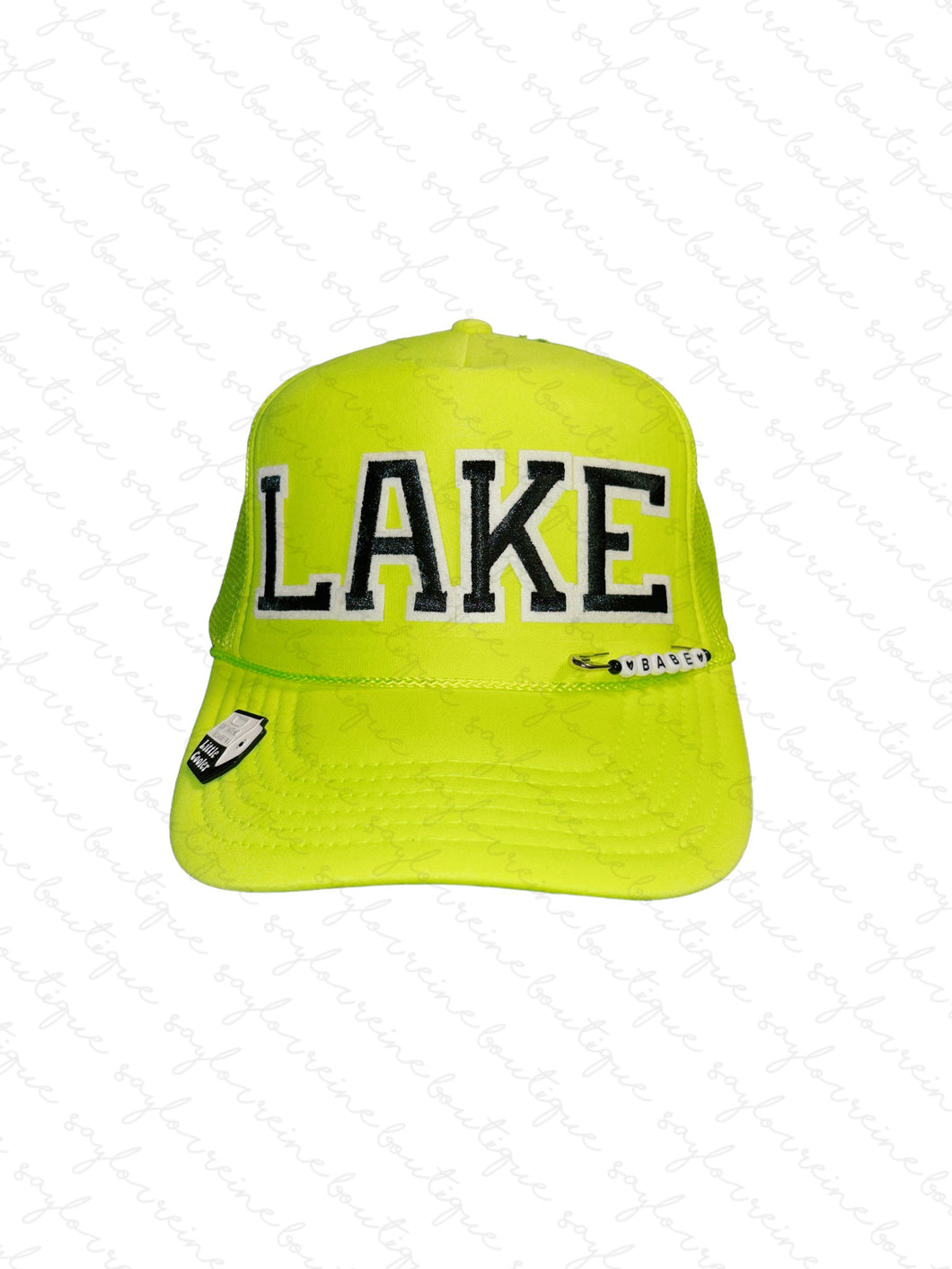 LAKE : Neon Yellow Trucker