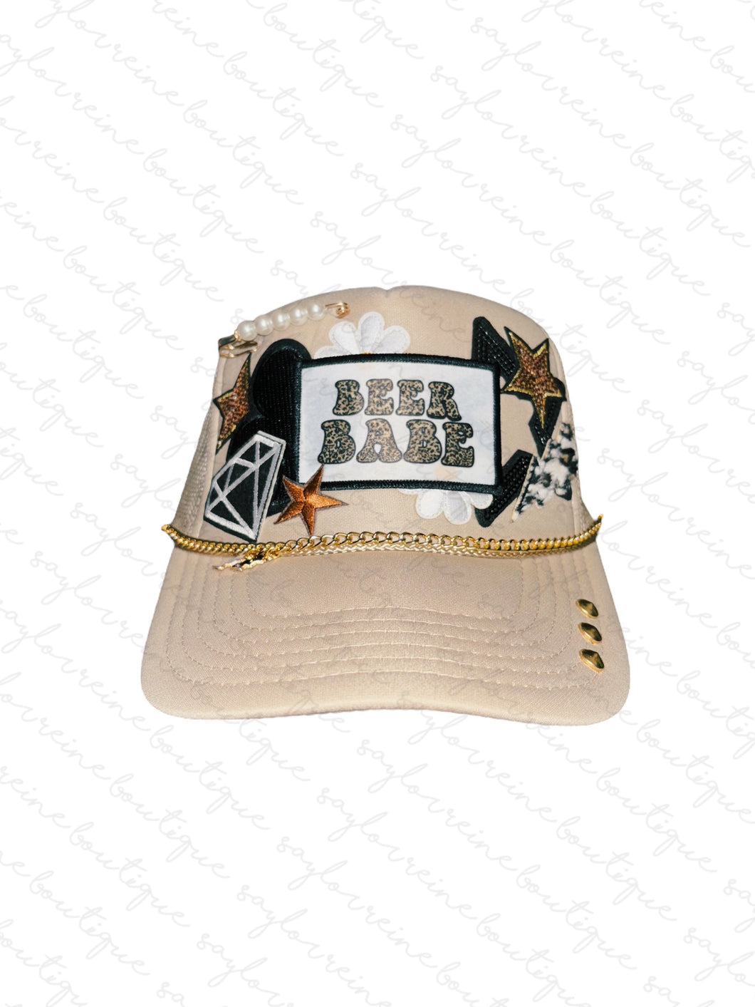 Beer Babe: Khaki Trucker