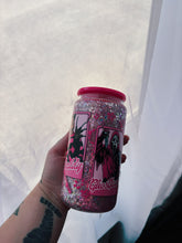 Load image into Gallery viewer, 16 oz Pink Halloween Snowglobe (Glass)
