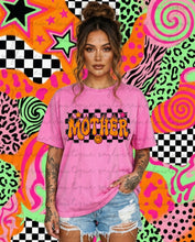 Load image into Gallery viewer, Neon Checkered Mother Shirt
