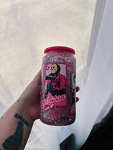 Load image into Gallery viewer, 16 oz Pink Halloween Snowglobe (Glass)
