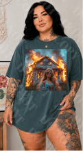 Load image into Gallery viewer, Blonde Barbie House Fire Shirt
