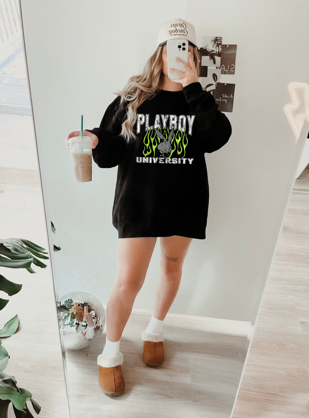 Play B University Crewneck (Black)