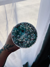 Load image into Gallery viewer, 24 oz Vintage Cowgirl / Turquoise Lava Drip
