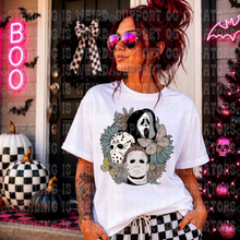 Load image into Gallery viewer, Floral Jason, Mike, Ghostie Shirt

