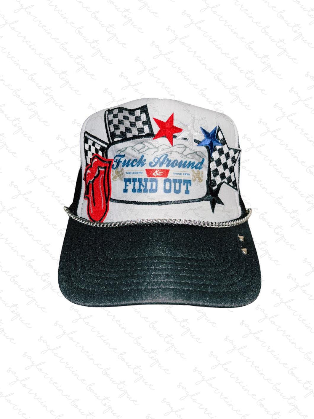 F Around : B/W Trucker