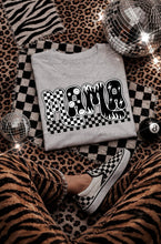 Load image into Gallery viewer, Checkered Smiley Mama Shirt
