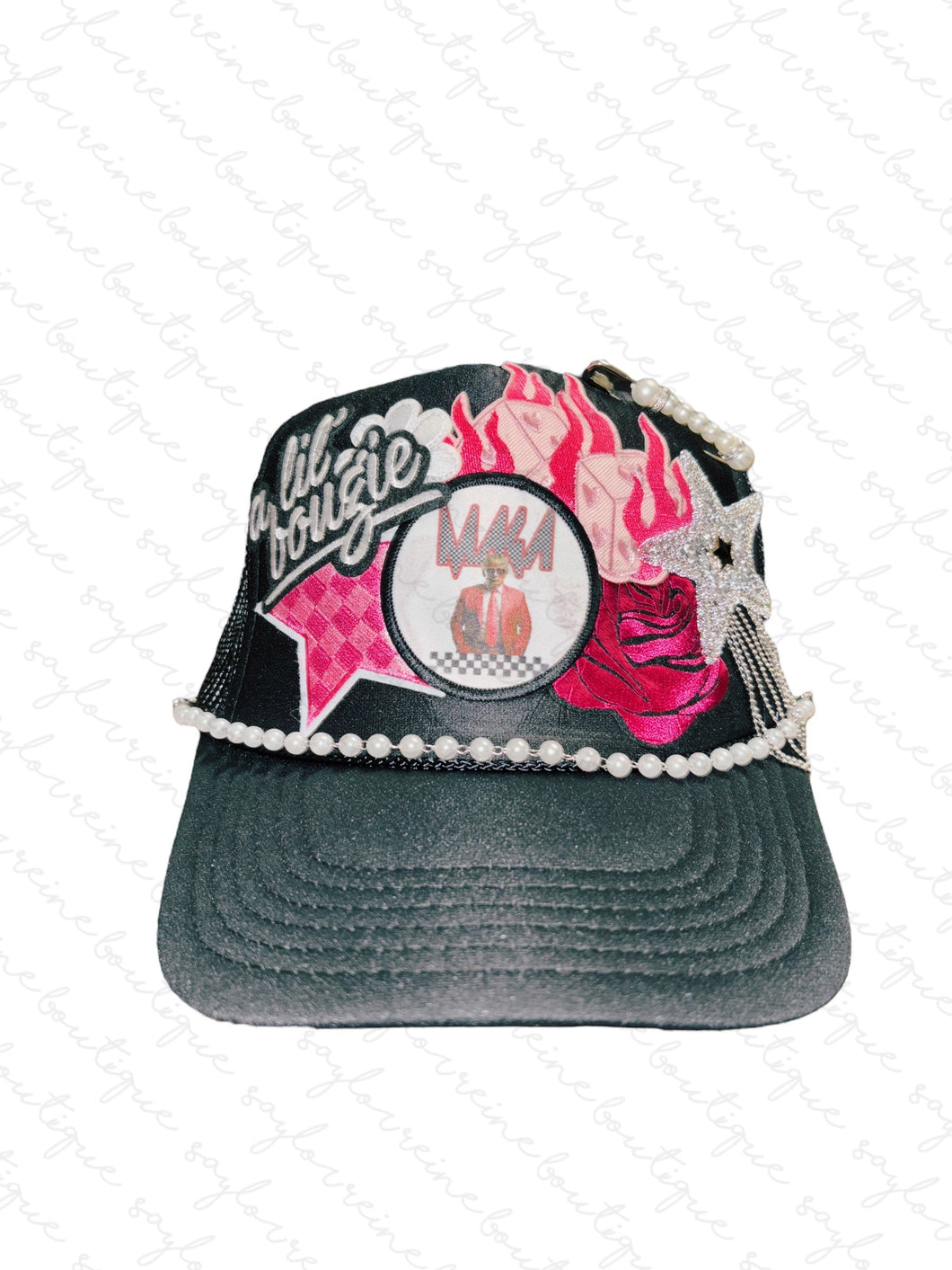 MAGA Bougie: Black Trucker