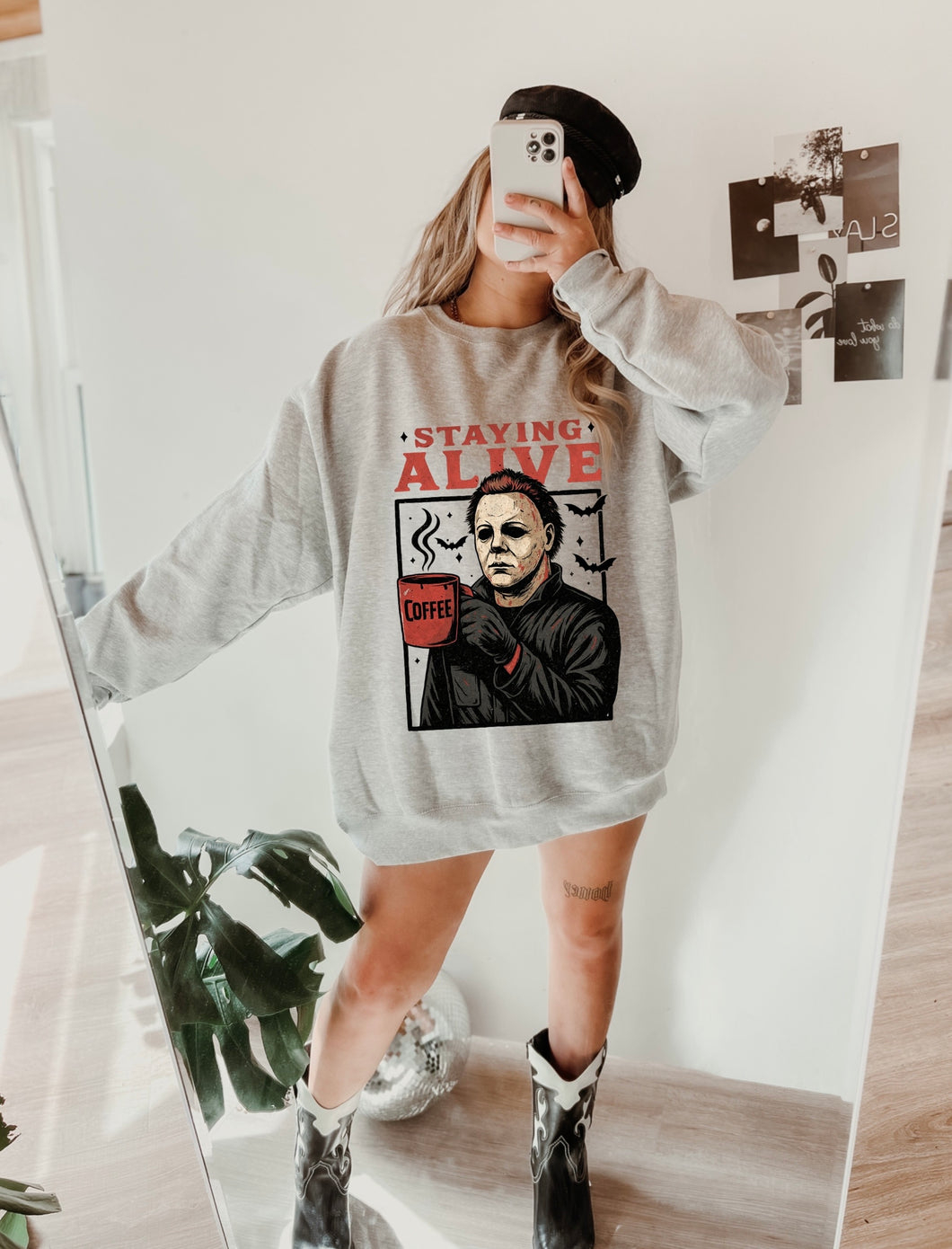 Staying Alive- Michael Crewneck