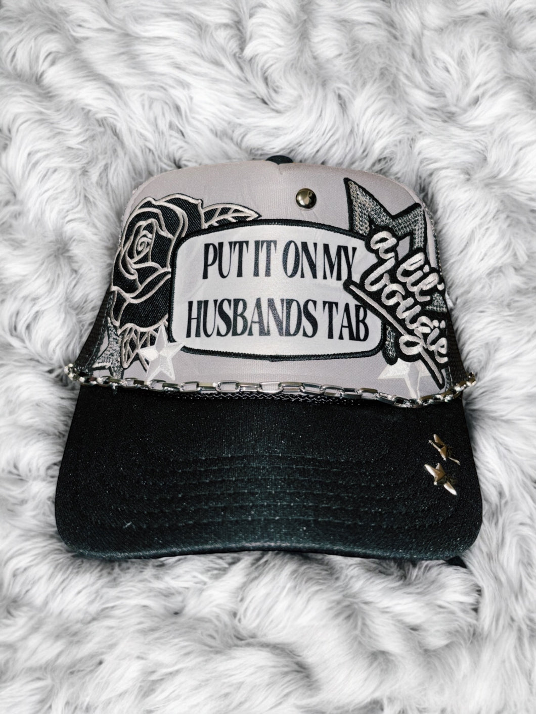 Put It On My Husbands Tab: G/B Trucker
