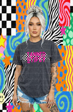 Load image into Gallery viewer, Tanned &amp; Tipsy Checkered Shirt
