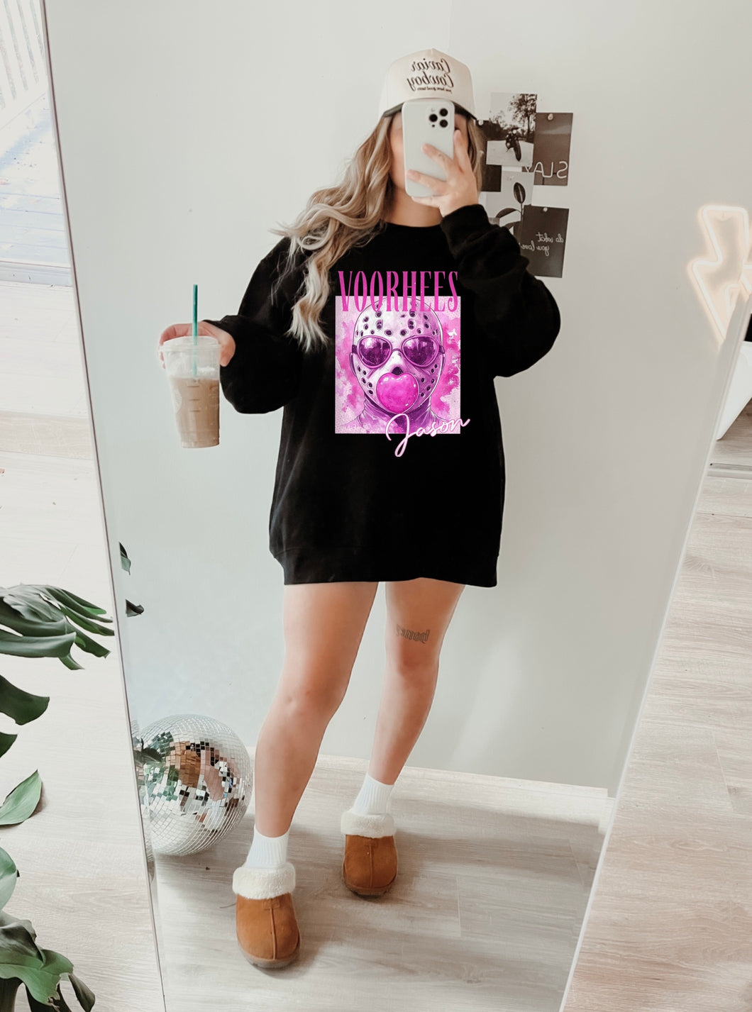 Bubblegum Jason Crewneck (Black)