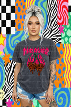 Load image into Gallery viewer, Leopard Cherries Thrasher Shirt
