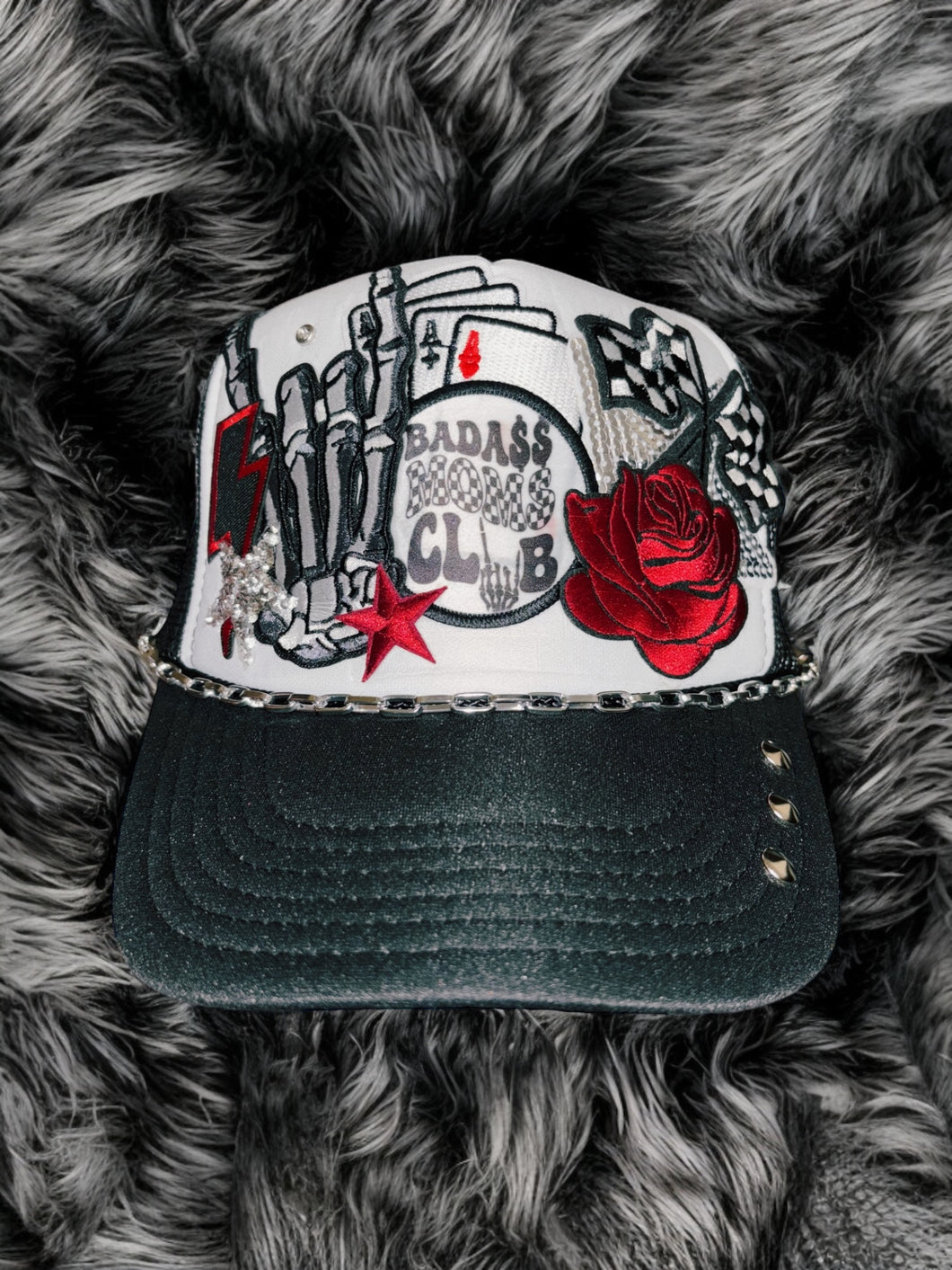 Badass Moms Club: B/W Trucker