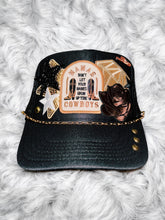Load image into Gallery viewer, Cowboys: Black Trucker
