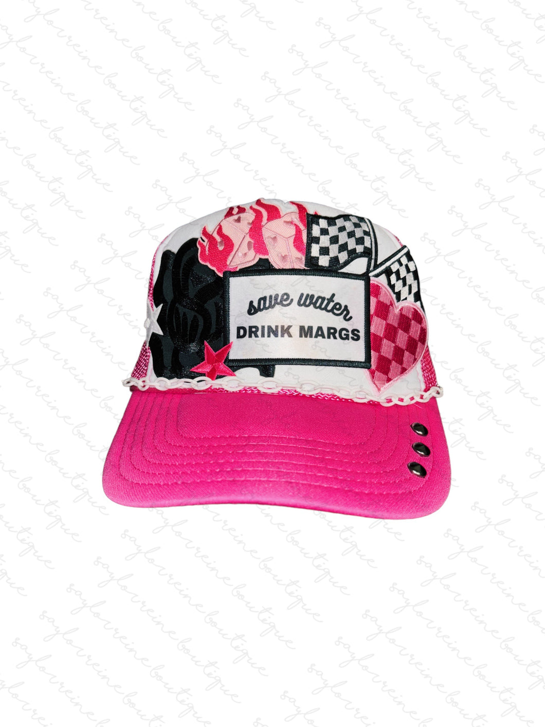 Save Water Drink Margs : Pink Trucker