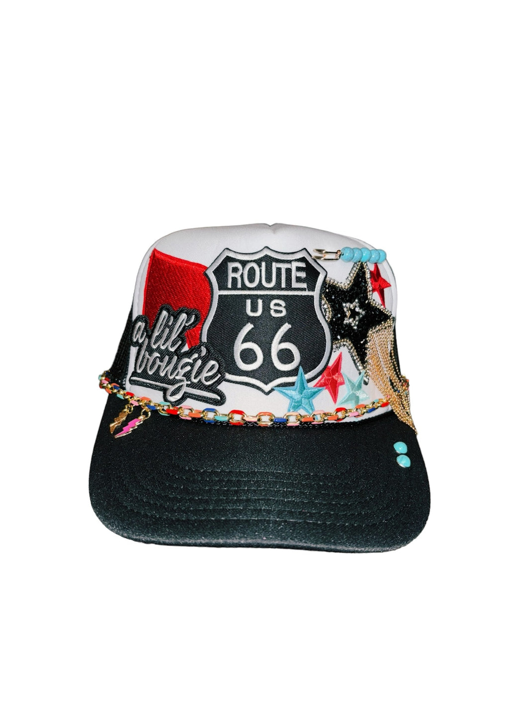 Route 66 : Black & White Trucker