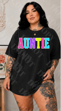 Load image into Gallery viewer, Auntie Neon Shirt
