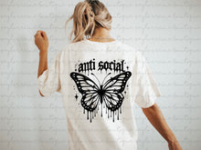 Load image into Gallery viewer, Anti Social Butterfly Shirt
