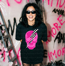 Load image into Gallery viewer, Pink Checkered Skelly Shirt
