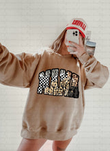Load image into Gallery viewer, Checkered/Leopard/Zebra Mama Crewneck
